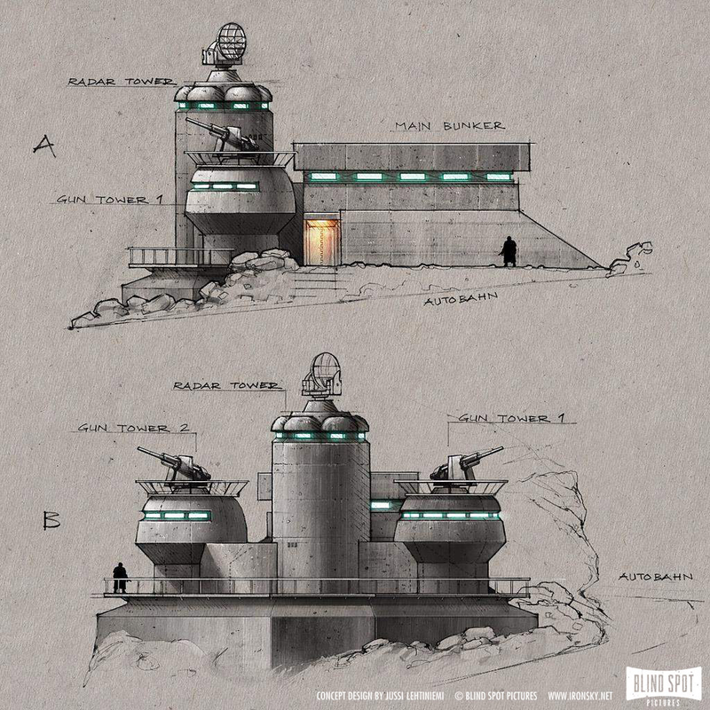 Illustration for article titled Fantastic Concept Art from the "Moon Nazi" Movie Iron Sky